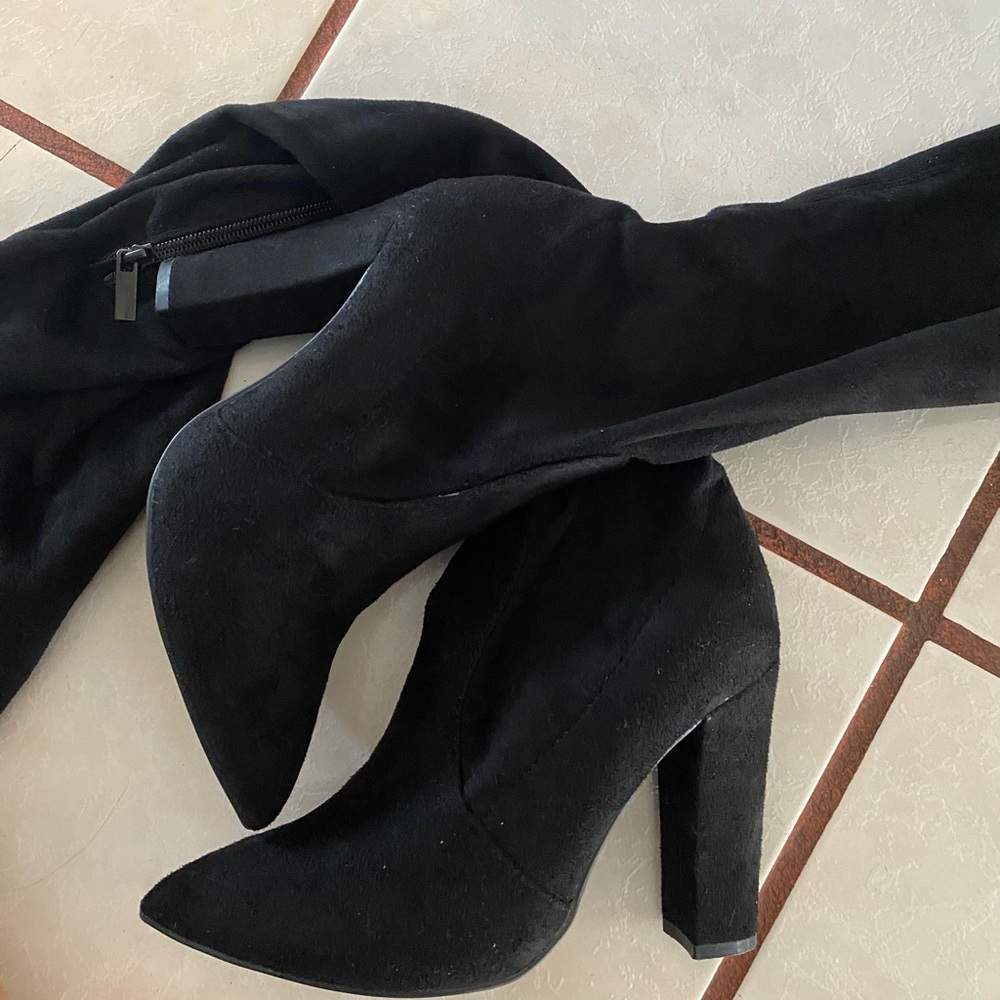 Bamboo High-Rise Boots